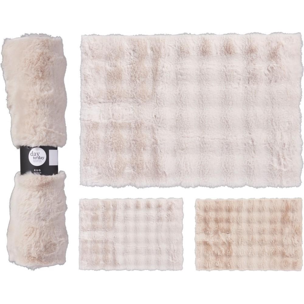 TAPPETO PELO 90X60CM 2ASS